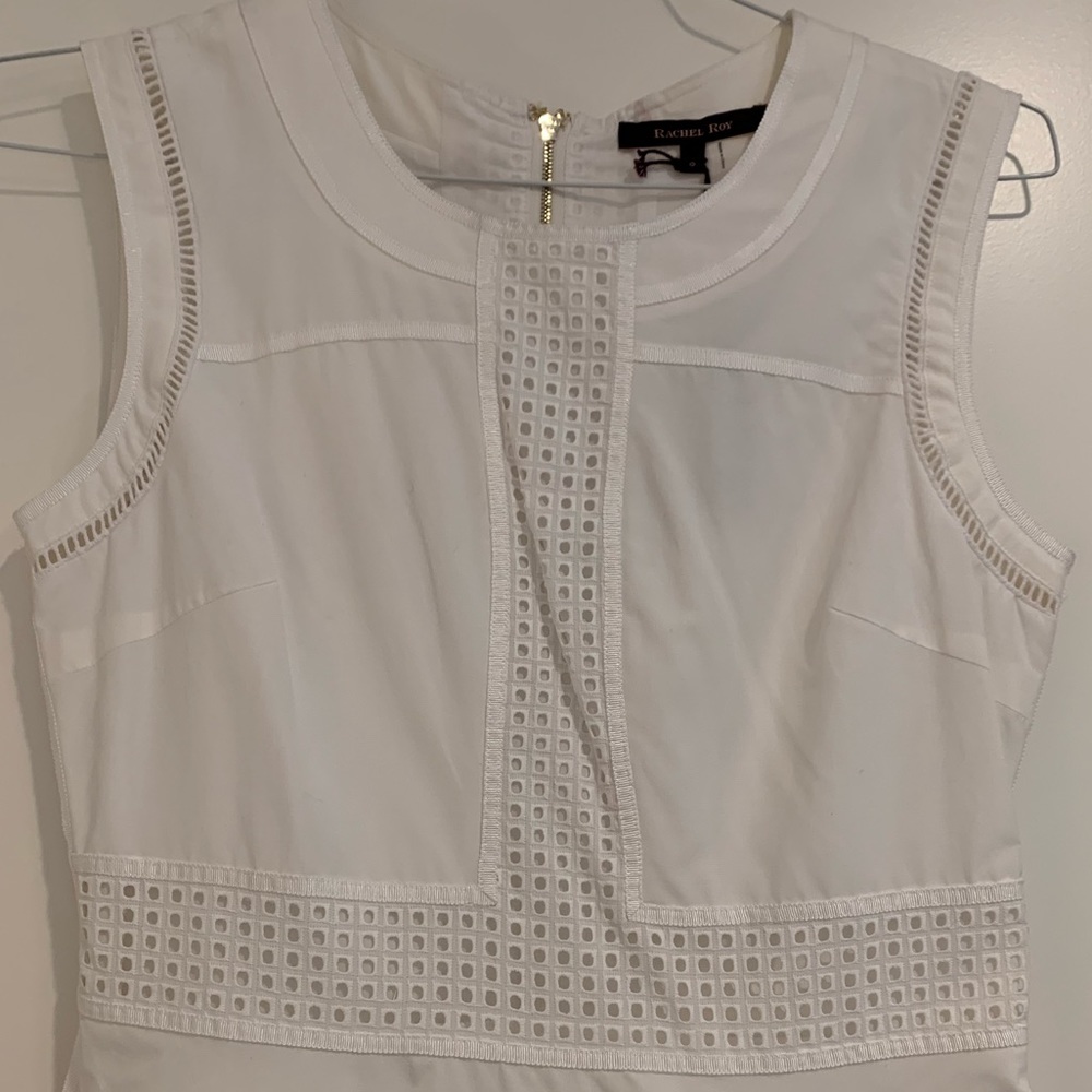 NWT Rachel Roy white sundress size 8